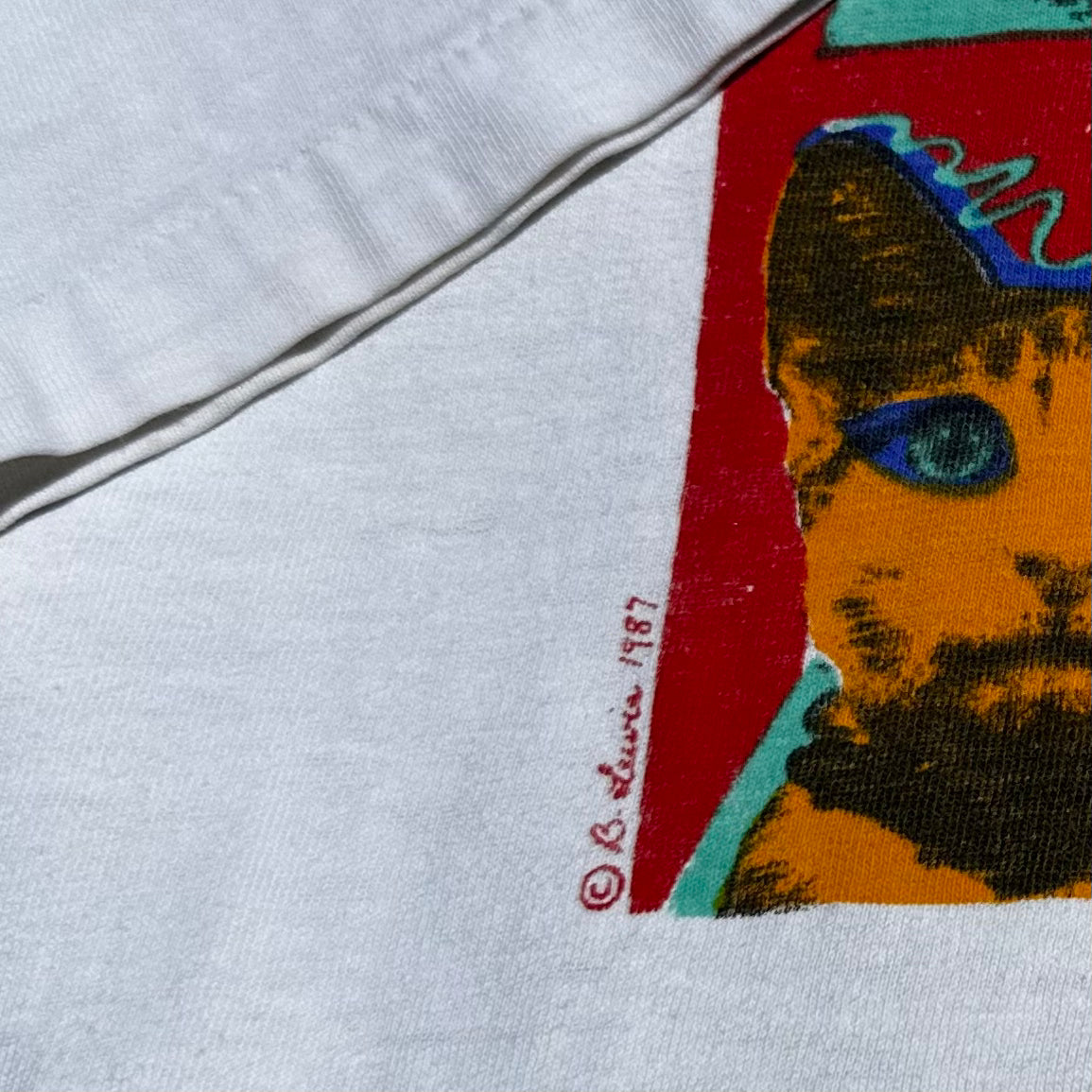 80s Andy Warhol's Cat Tee